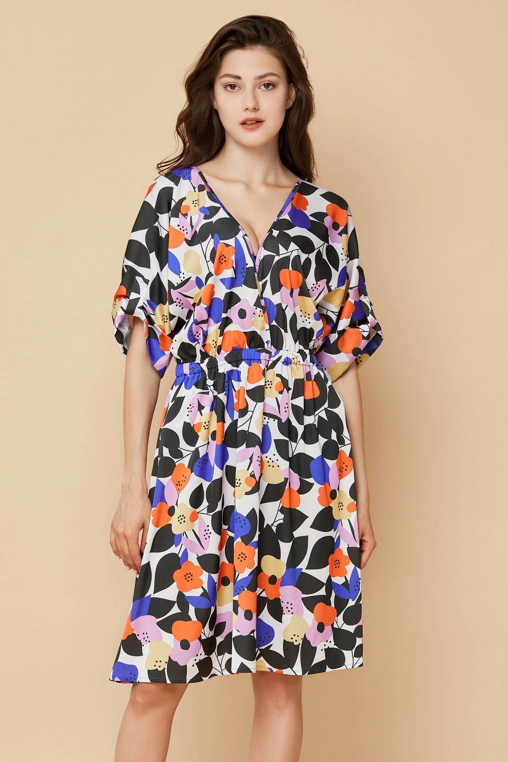 Платье-туника с принтом 403-705/401 multi