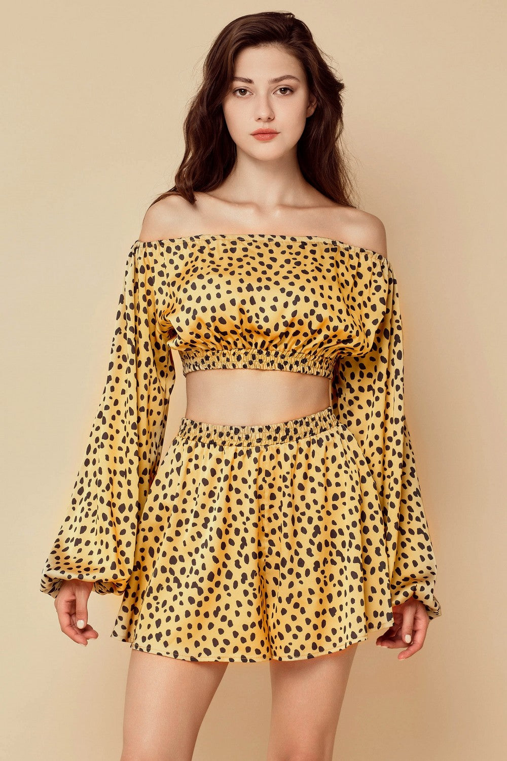 Пляжный комплект с шортами 403-730/400 saffron