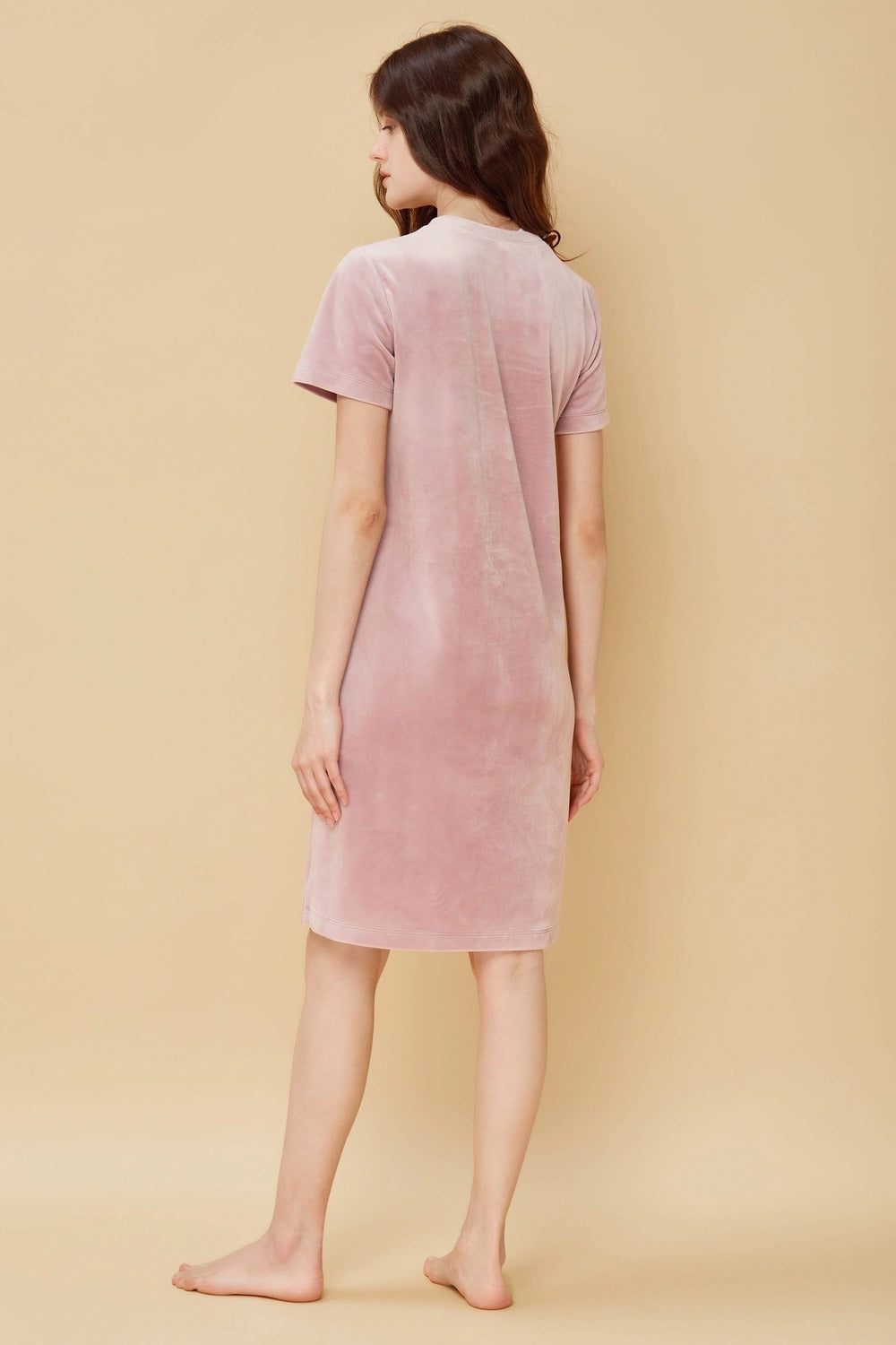 Платье с короткими рукавами 803-6069 marshmallow