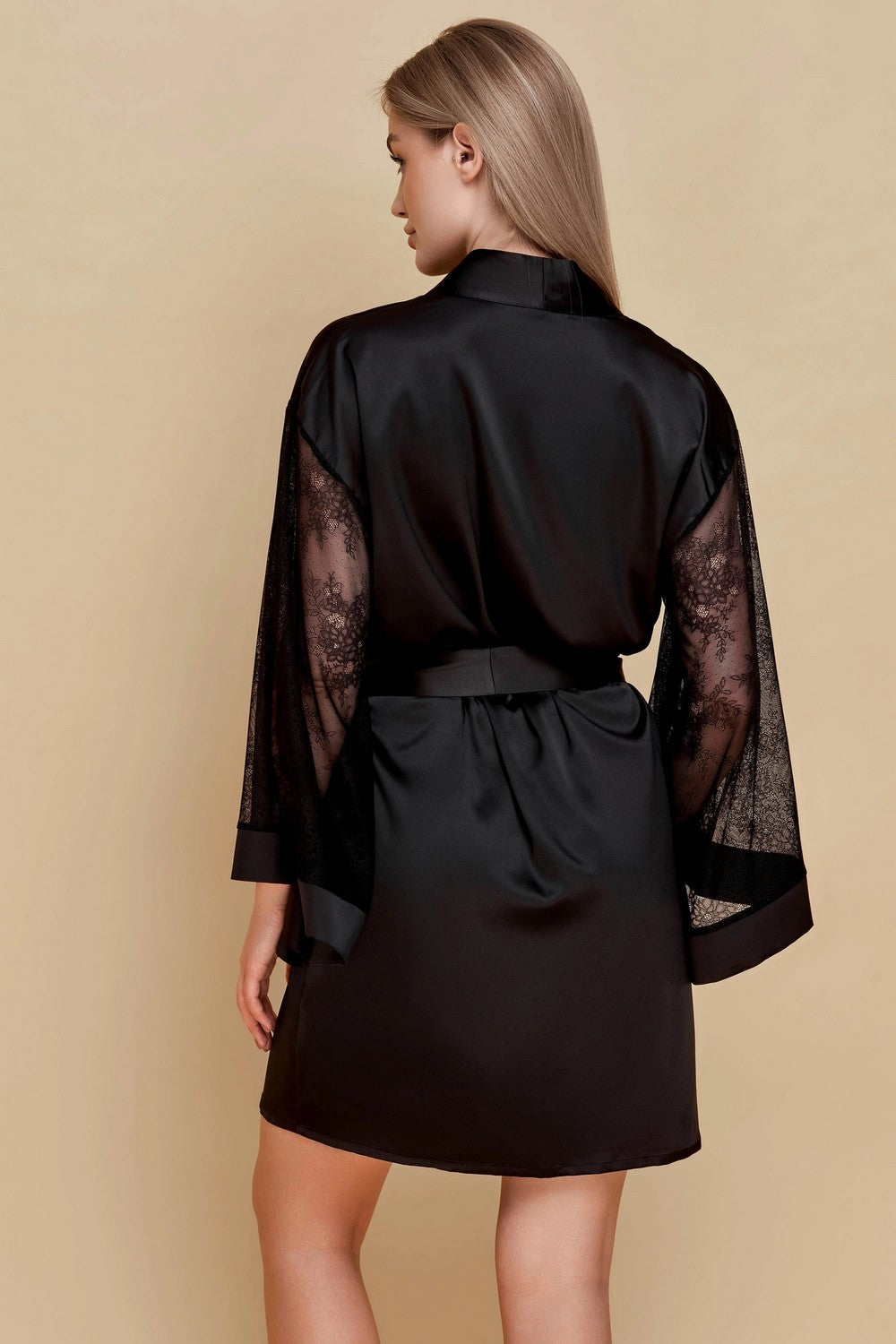 Халат-кимоно из сатина 809-6748 black