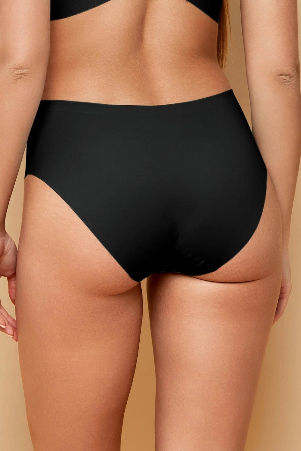 Бесшовные трусики слип 875-33 black