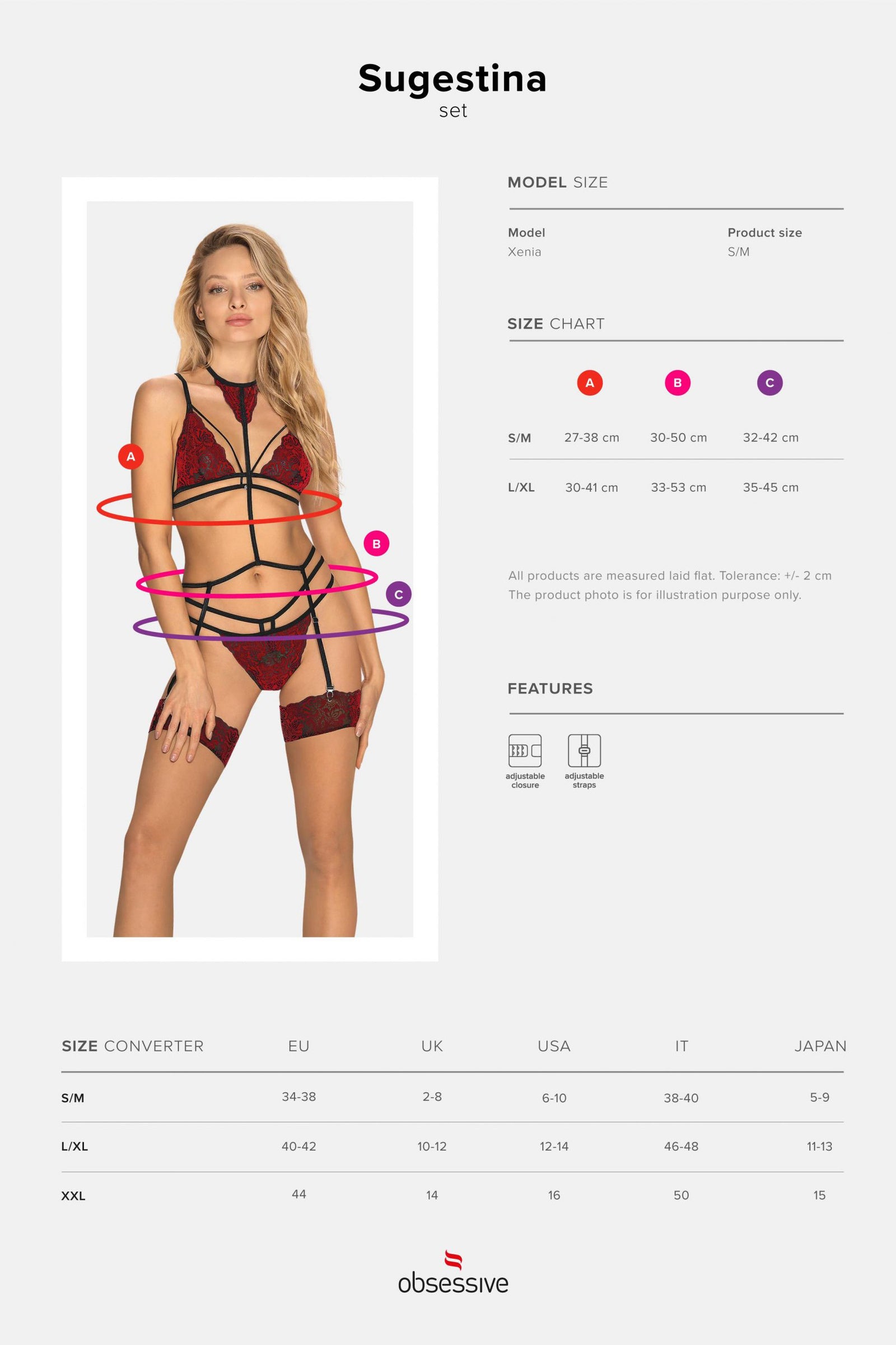 Эротический комплект из кружева Sugestina