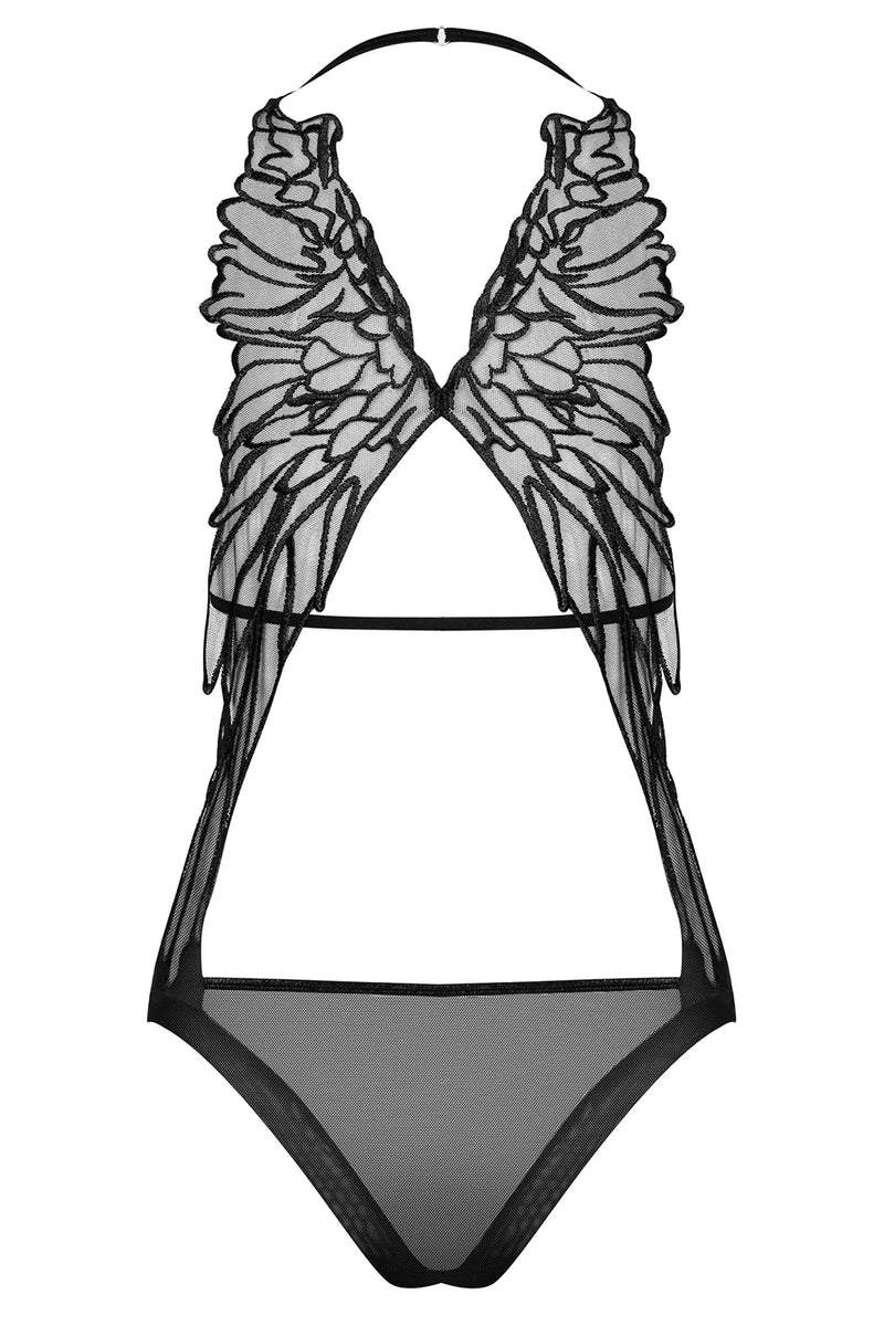 Боди с декоративными крыльями Alifini