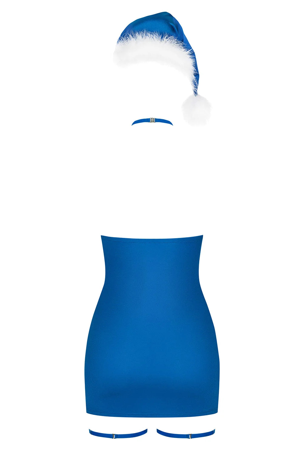 Новогодняя сорочка с бантами Kissmas blue