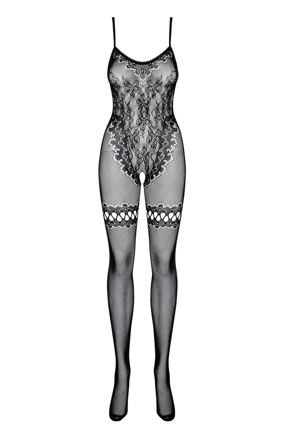 Бодистокинг с интимным вырезом F213 black