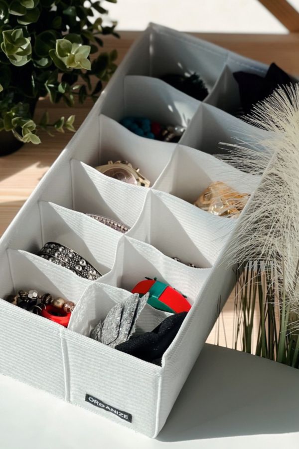 Органайзер с квадратными ячейками (12 яч.) white