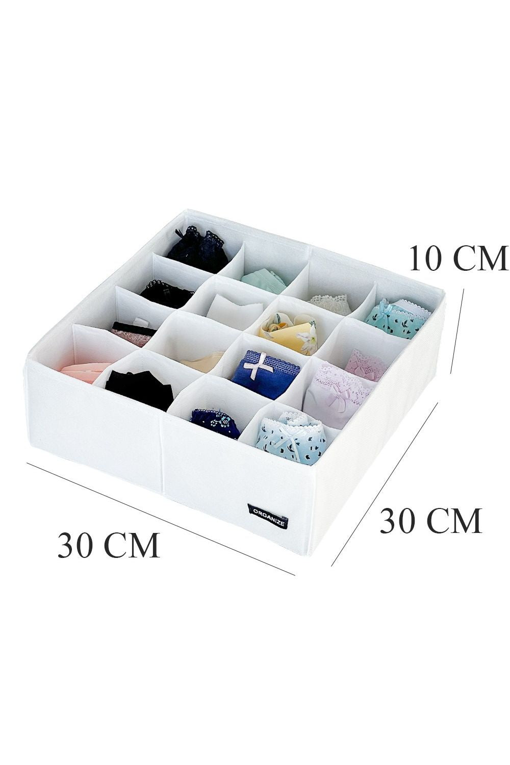 Органайзер для хранения белья (16 яч.) white