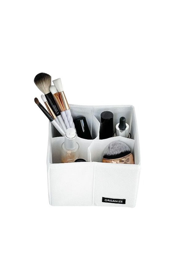 Органайзер для хранения украшений и косметики (4 яч.) white