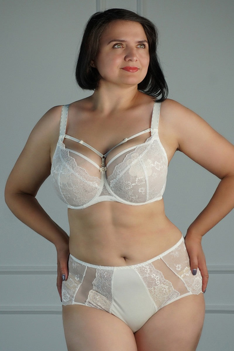 Мягкий бюстгальтер с ремешками 125-438 ivory