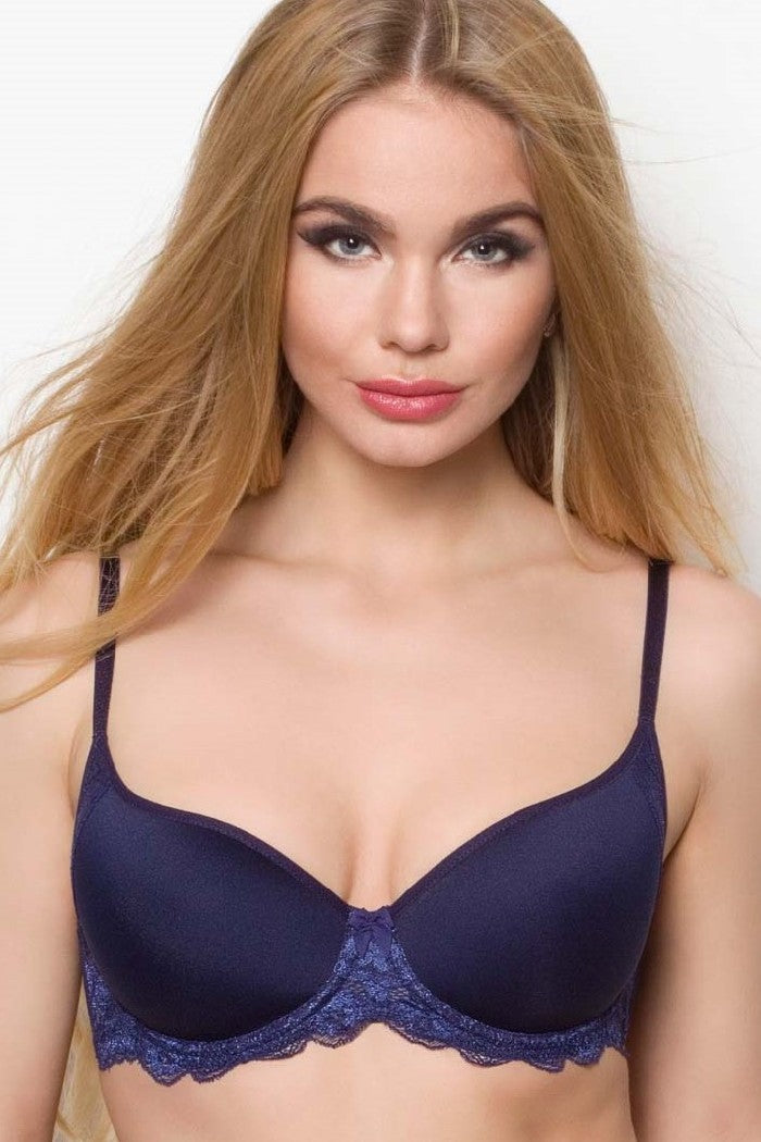 Бюстгальтер с поролоновыми чашками 180-208 dark blue