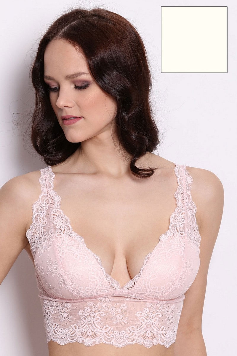 Кружевное бюстье без косточек 817-345 peony