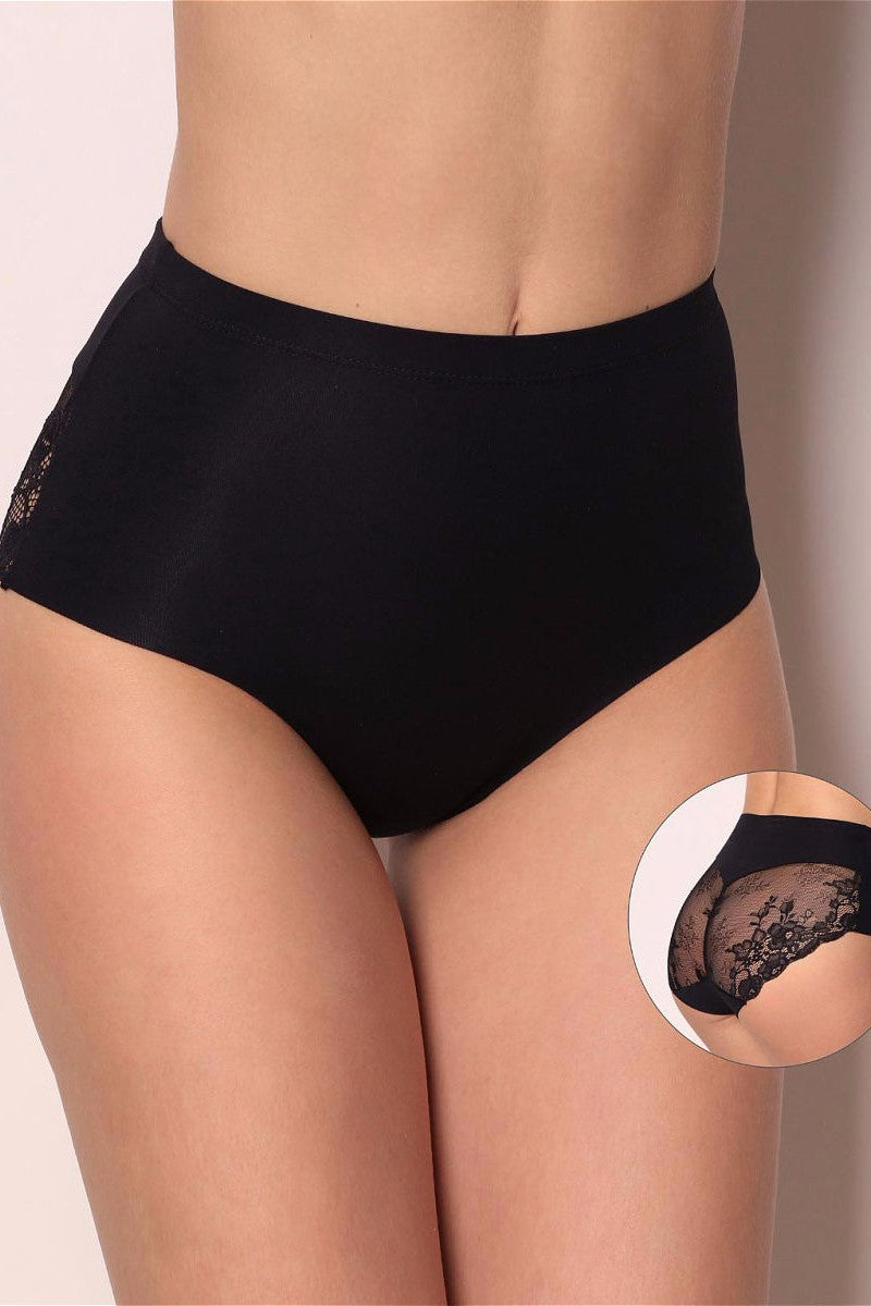 Высокие трусики с кружевом 969-000