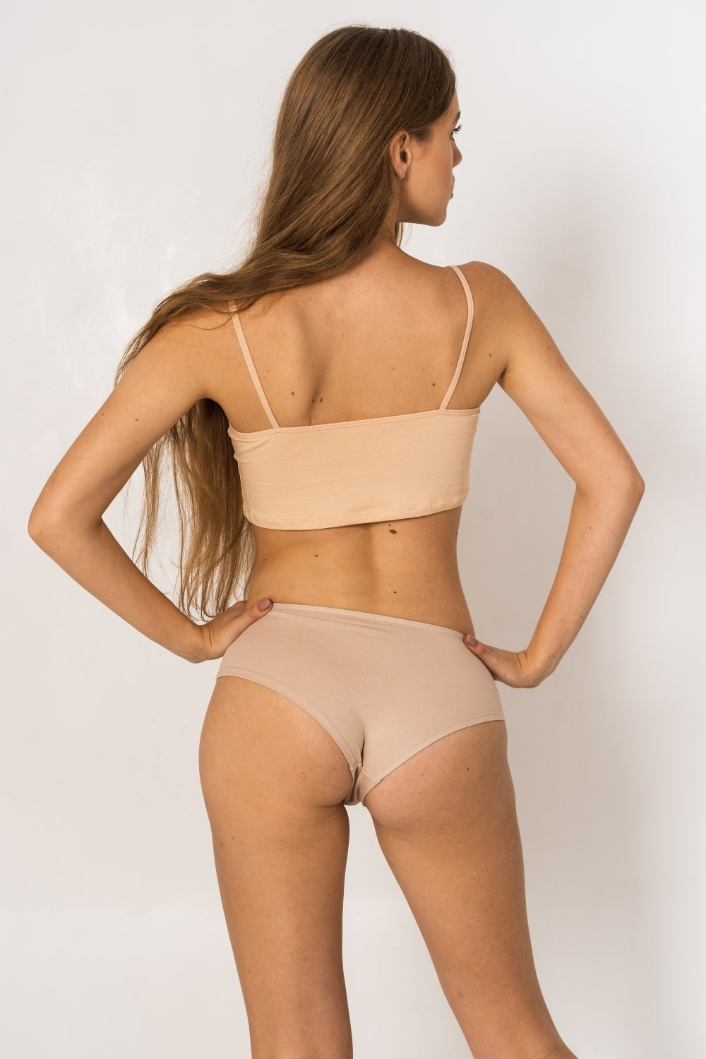 Хлопковые шортики 14 beige