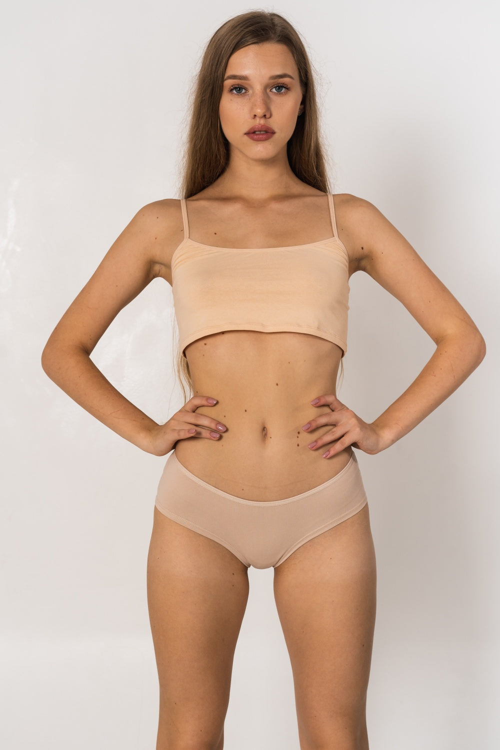 Хлопковые шортики 14 beige