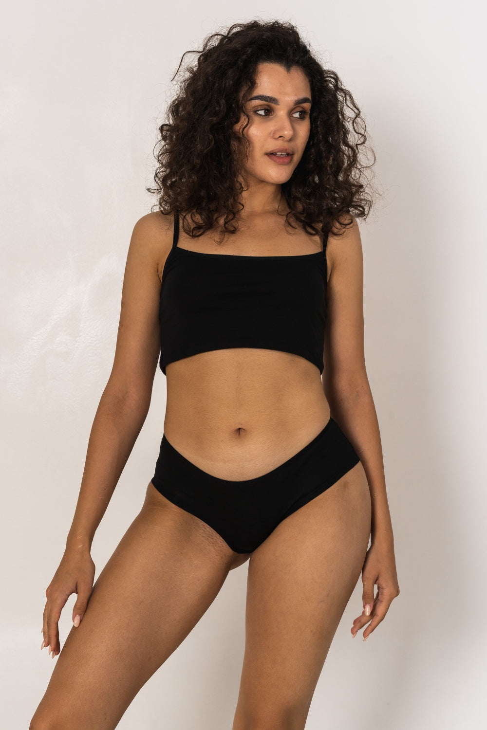 Хлопковые шортики 14 black