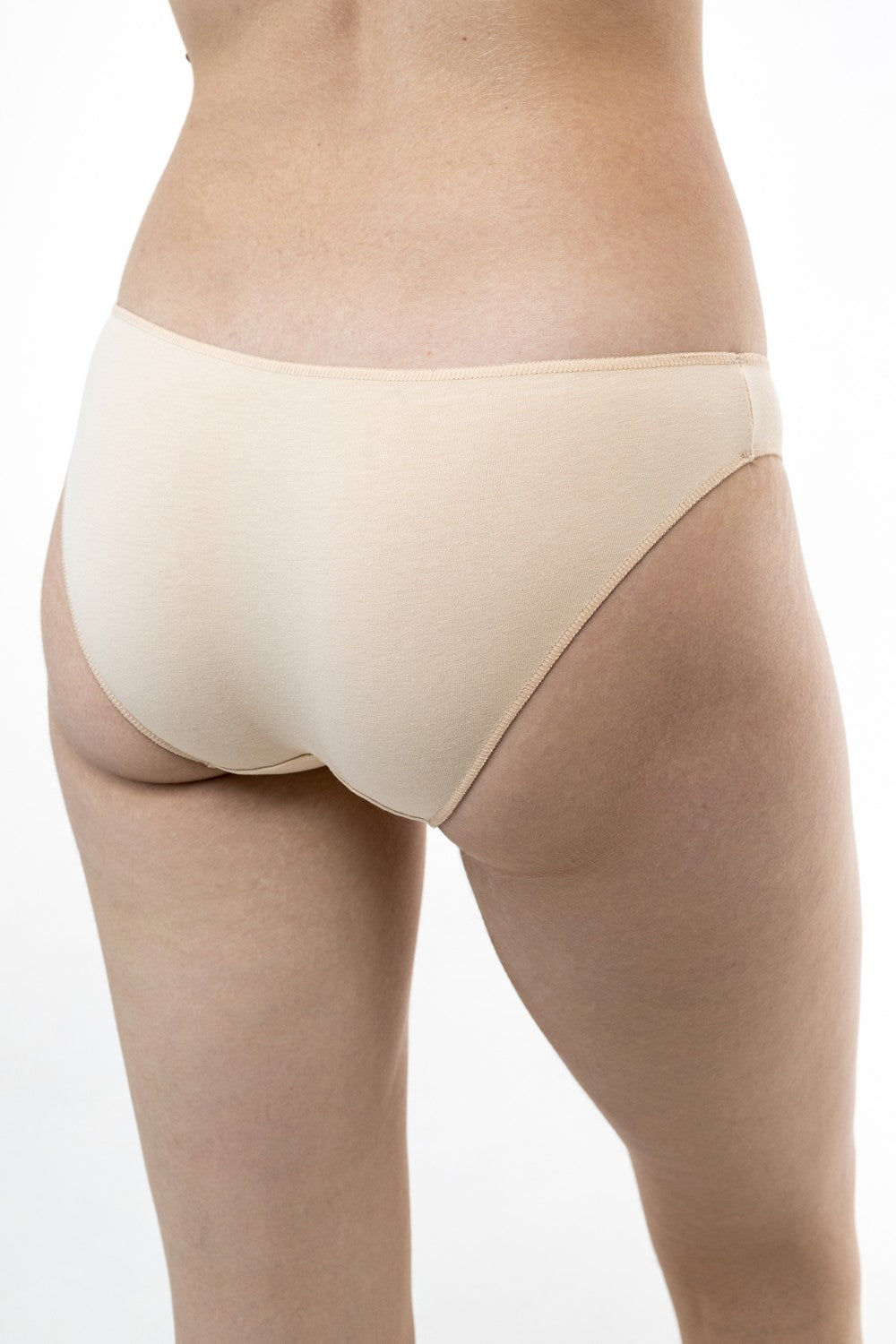 Хлопковые трусики слип 15 beige