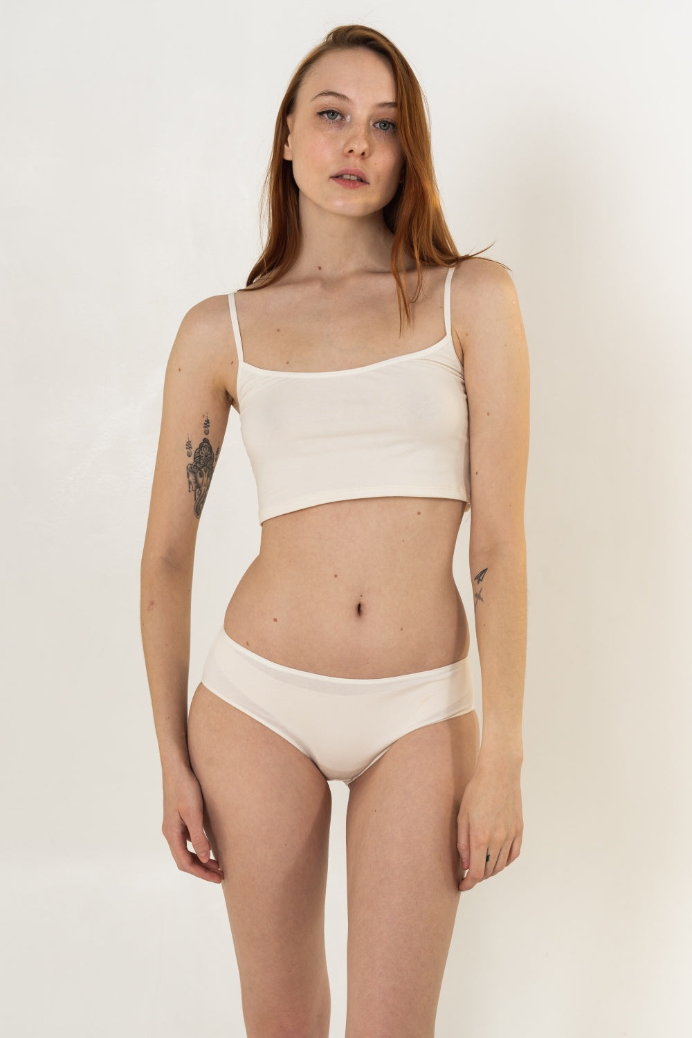 Хлопковые трусики слип 16 milk