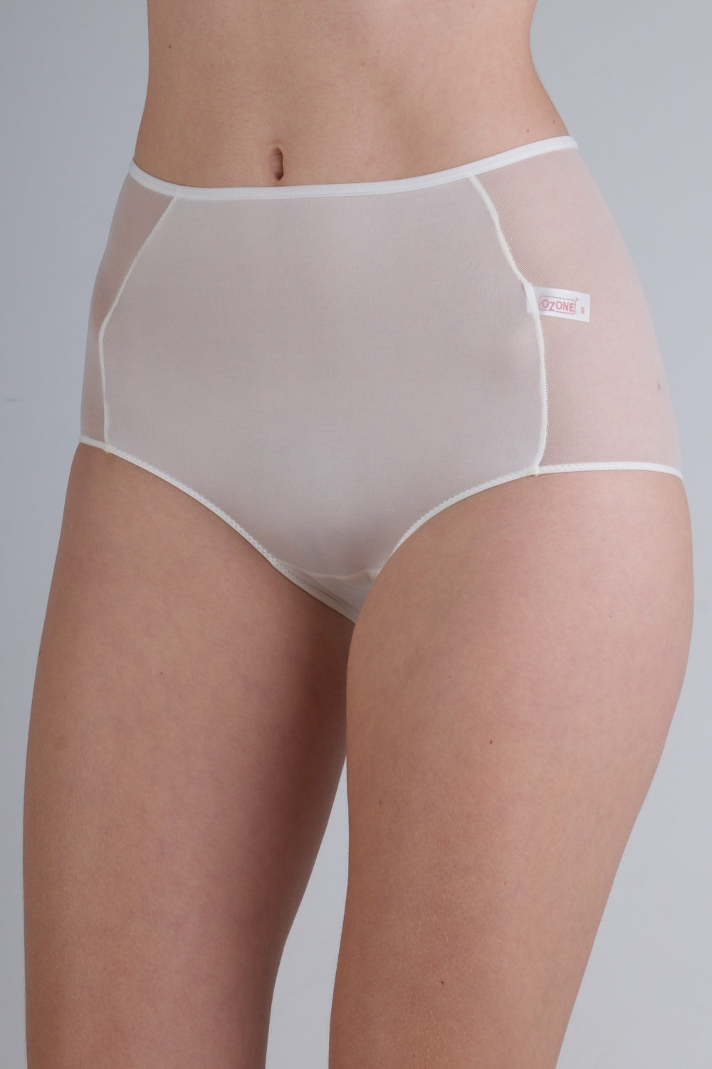 Высокие трусики слип из микросетки 58 milk