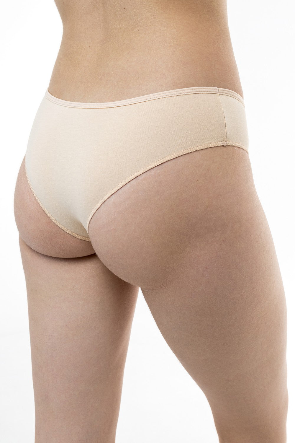 Хлопковые трусики слип 9 beige