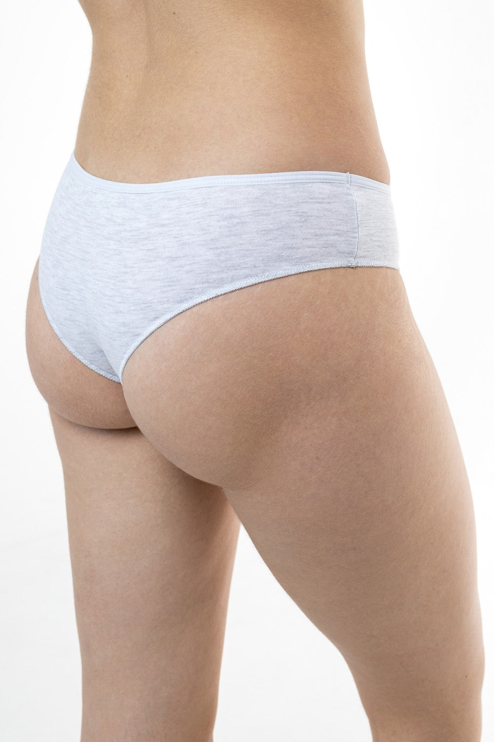 Хлопковые трусики слип 9 gray