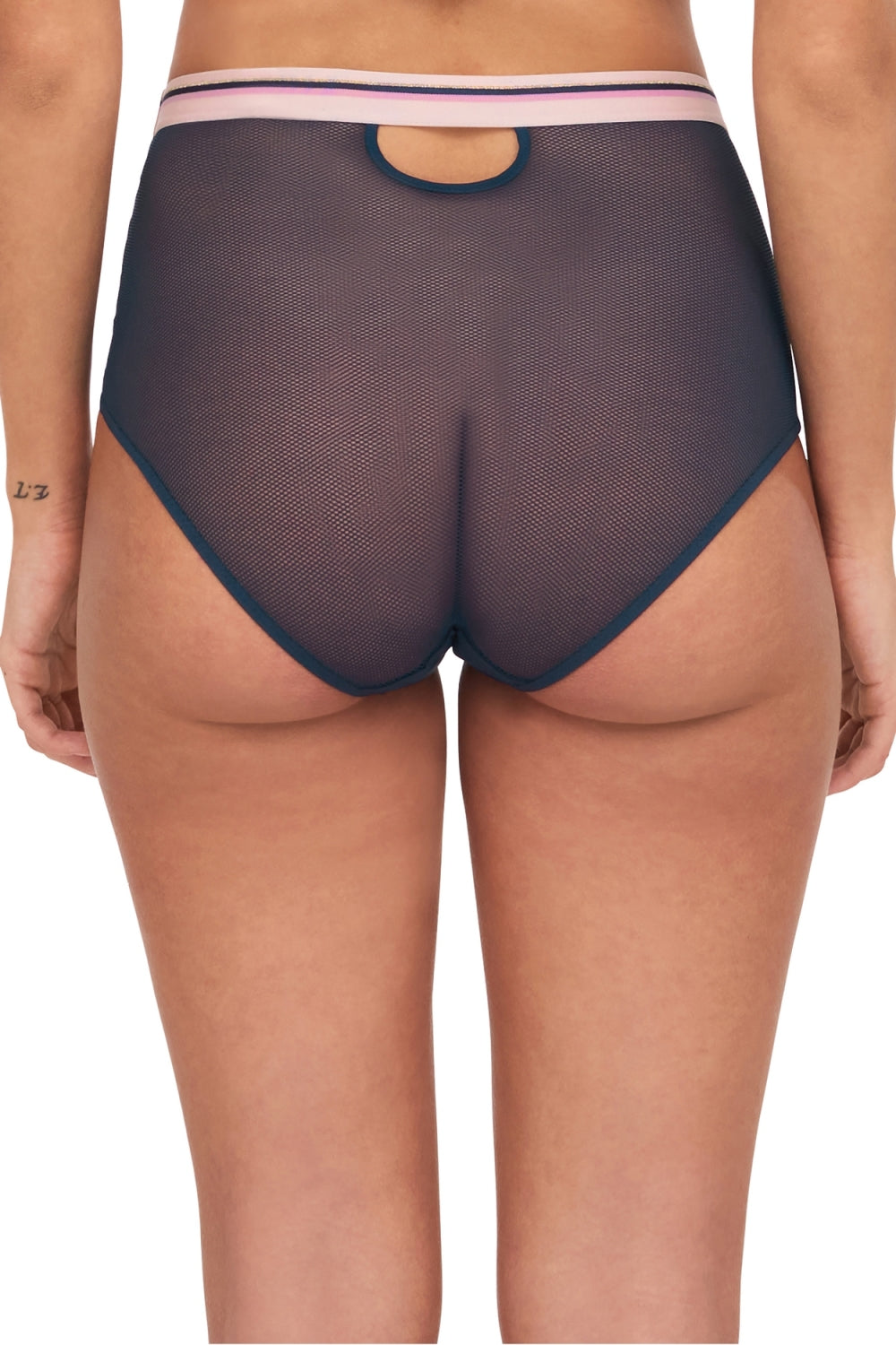 Высокие трусики слип 41L7 Paola intence blue