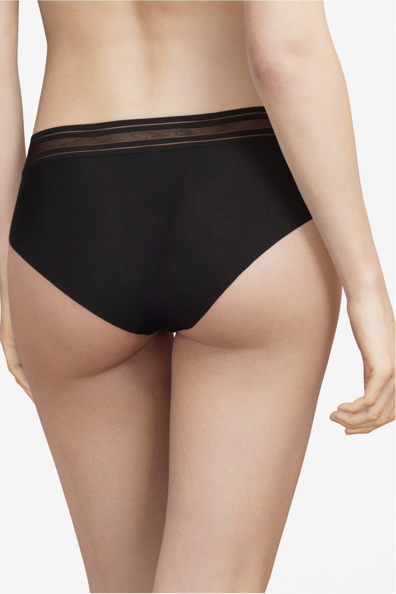 Бесшовные трусики слип 47D4 Rhythm black