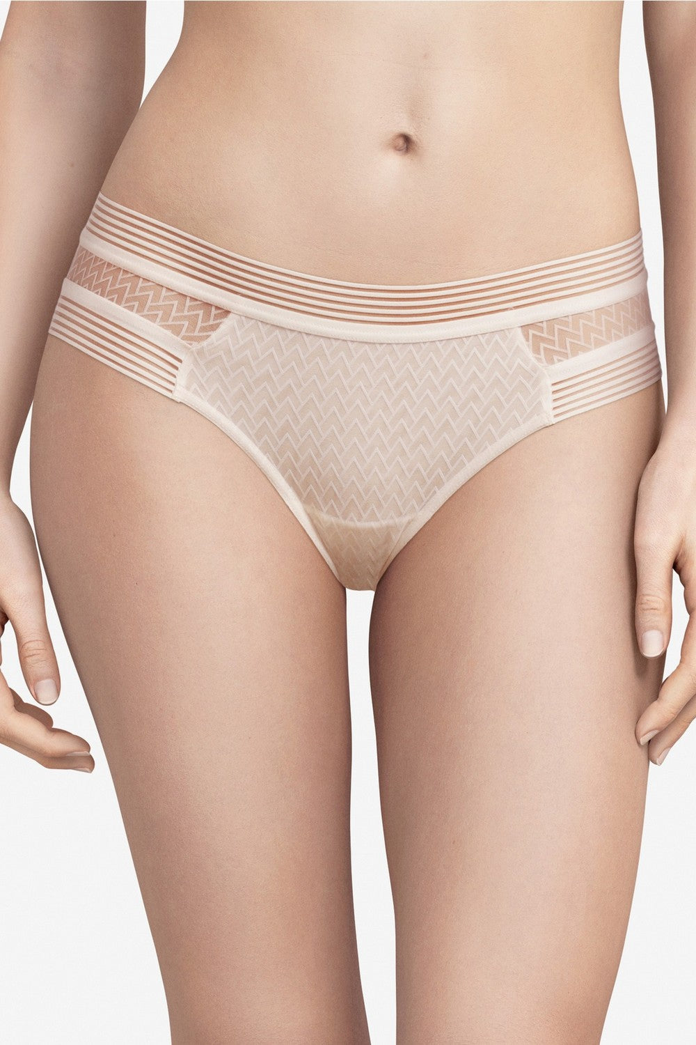 Трусики слип с орнаментом 48D4 Manhattan talc