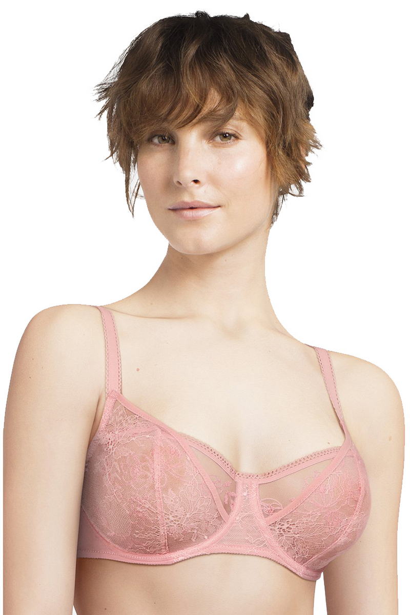 Мягкий бюстгальтер с кружевом 49D1 Aura tutu pink