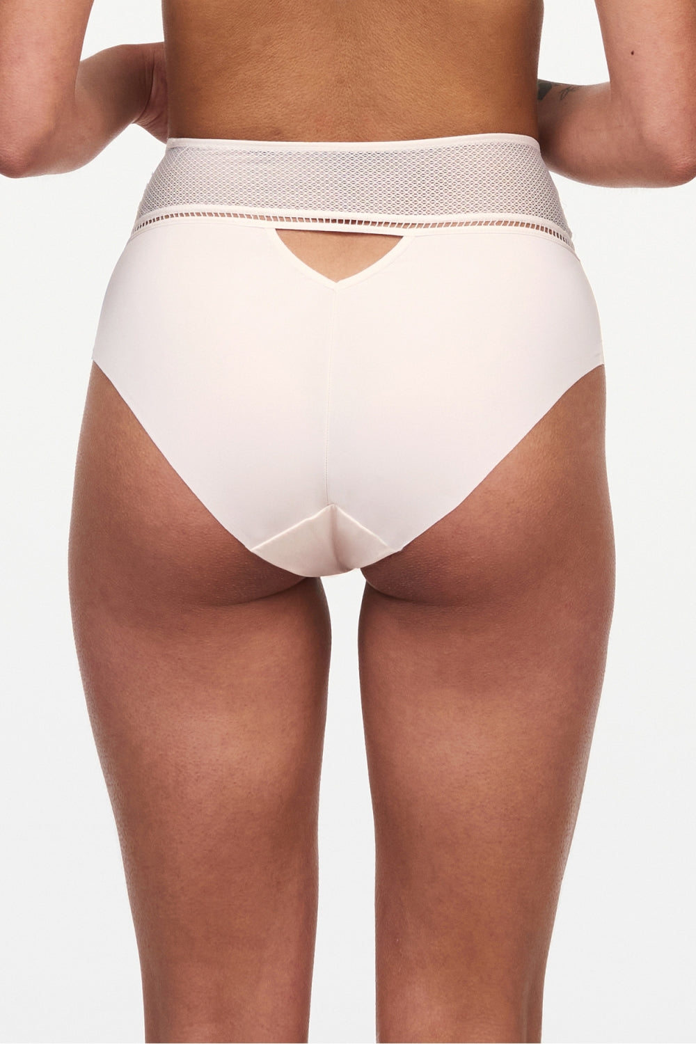 Высокие трусики слип 49J3 Olivia talc