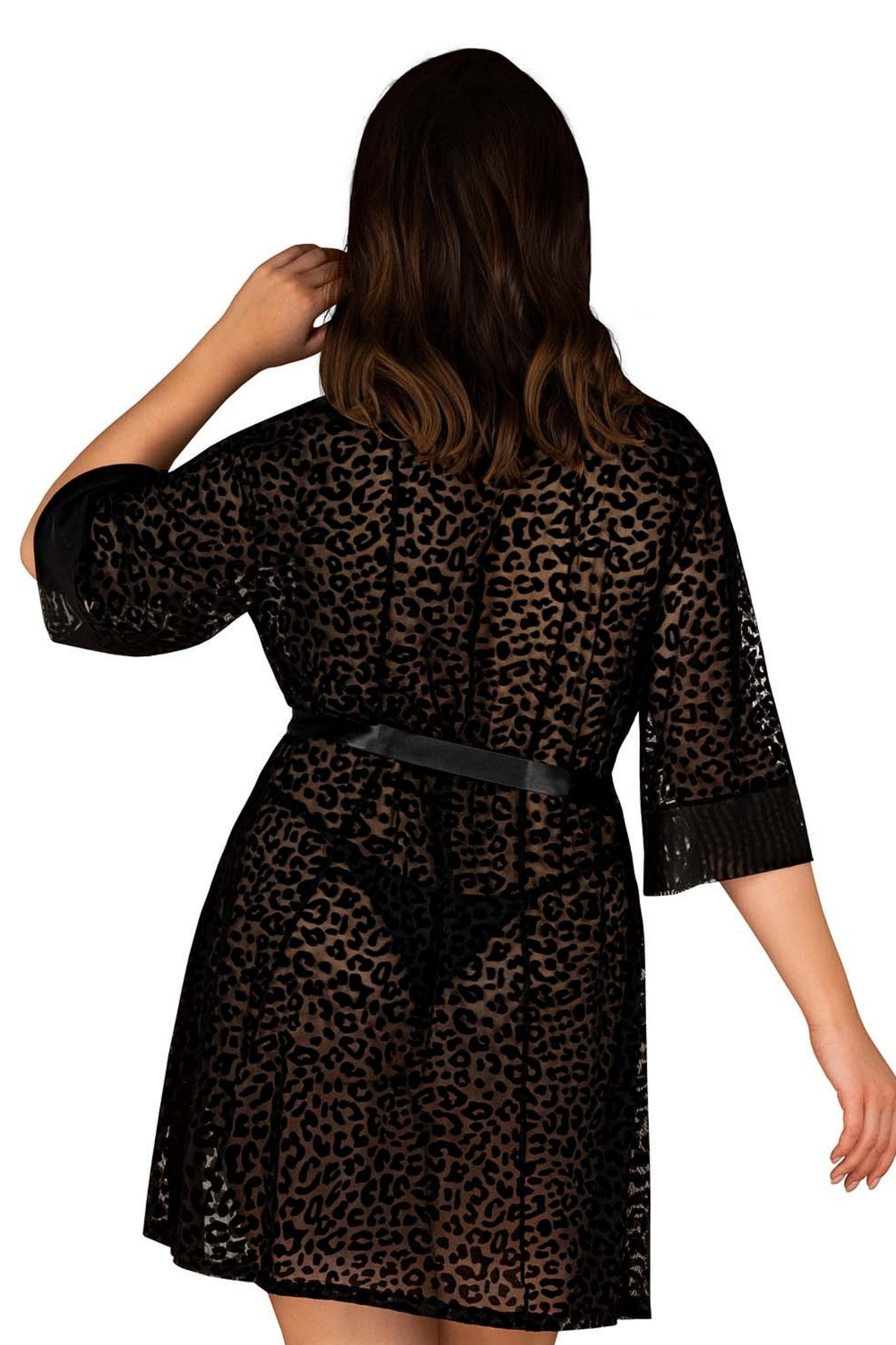 Пеньюар в леопардовый принт Jagueria