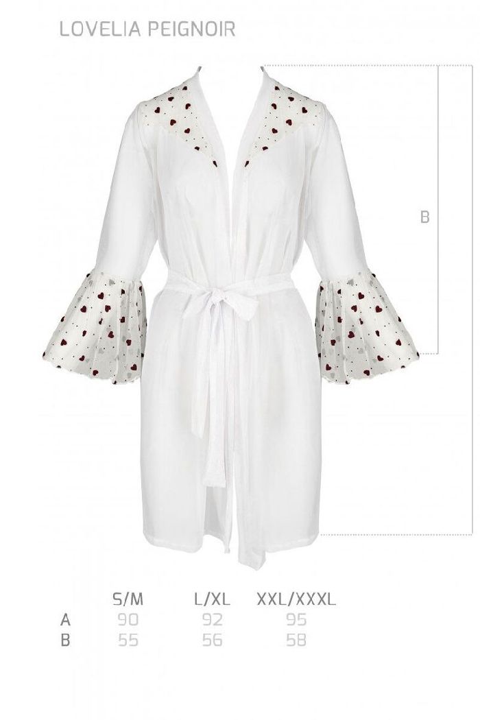 Пеньюар из микросетки Lovelia white