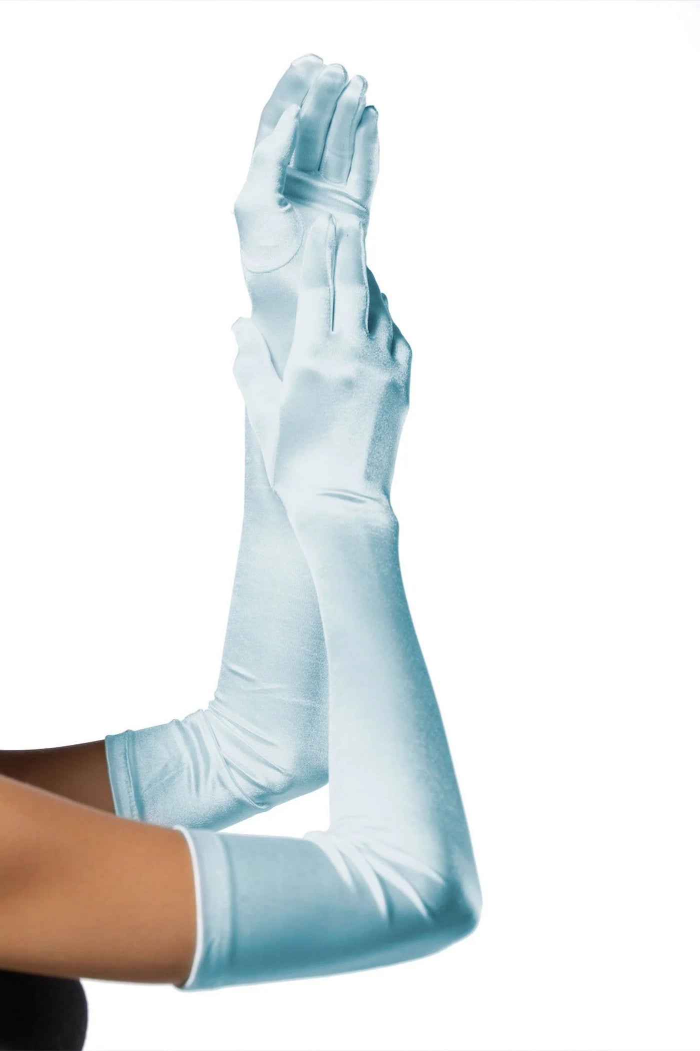 Высокие сатиновые перчатки Extra Long Satin Gloves red