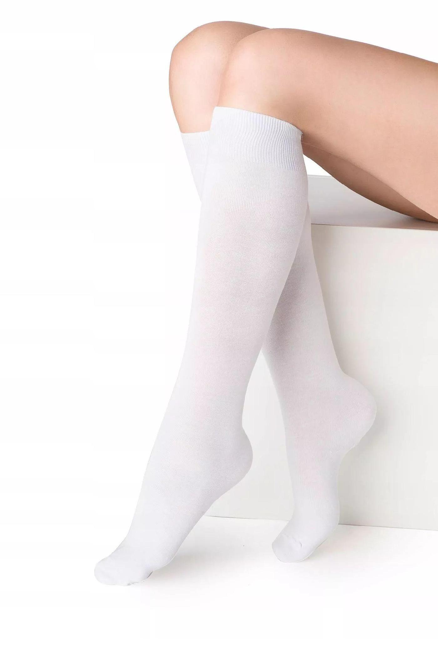 Хлопковые матовые гольфы Piano Cotton