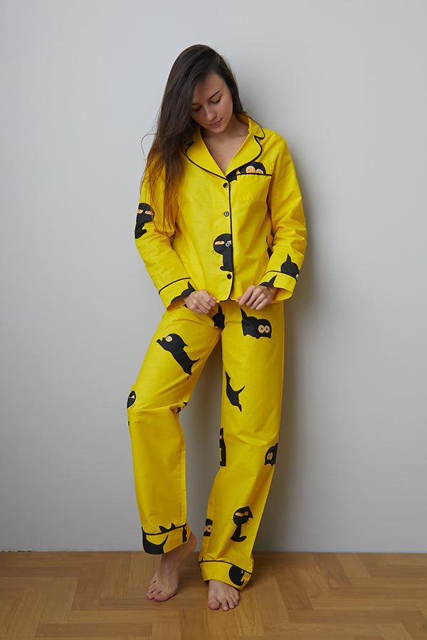 Хлопковая пижама Black Cat HL0010-89-69