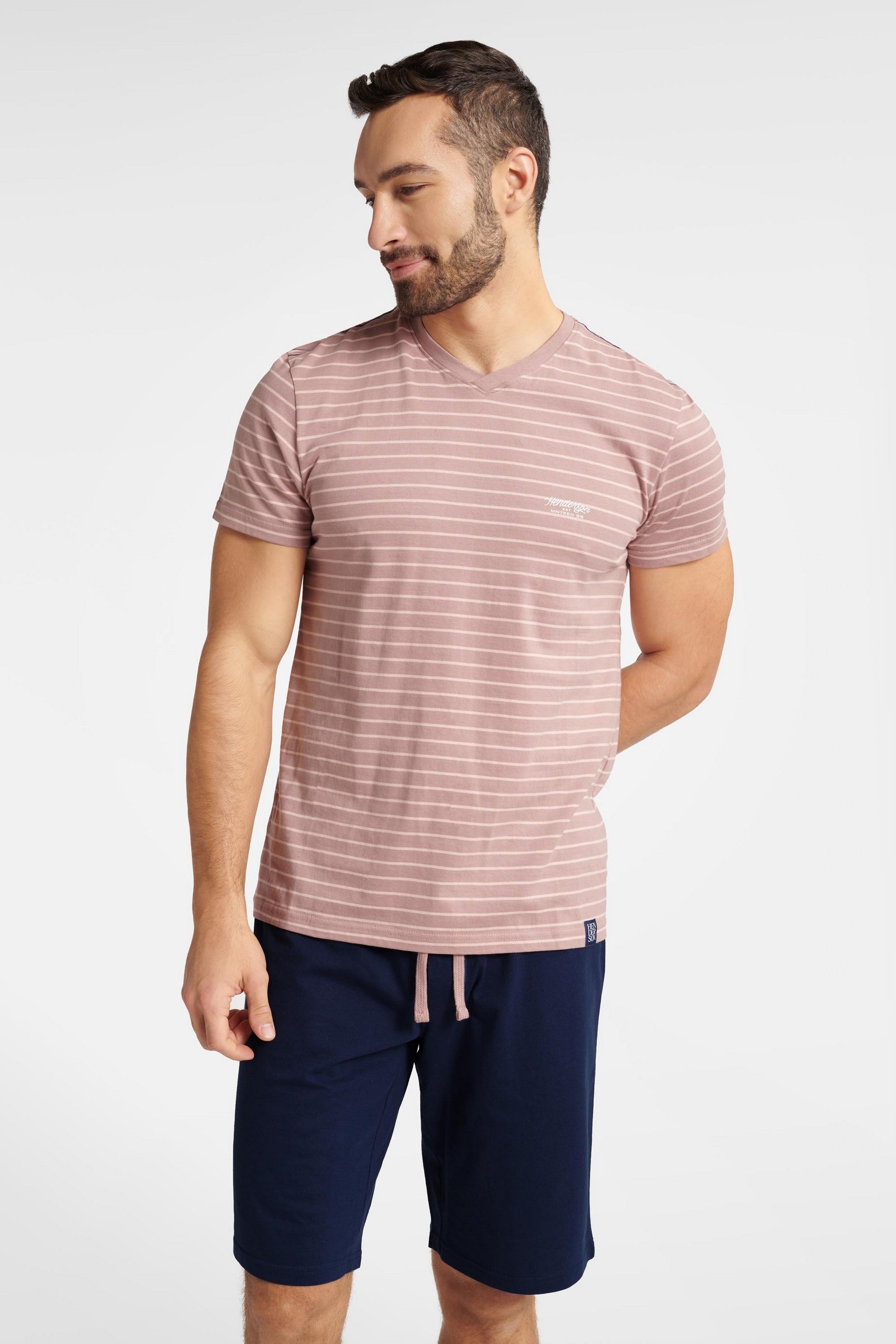 Хлопковая мужская пижама 40661 Whiz rose