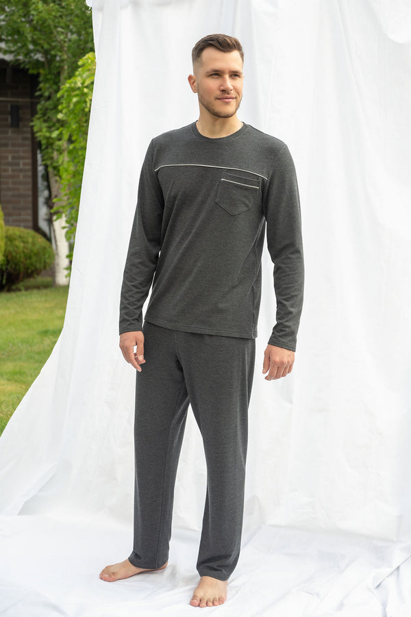 Мужская пижама из вискозы 2323 graphite
