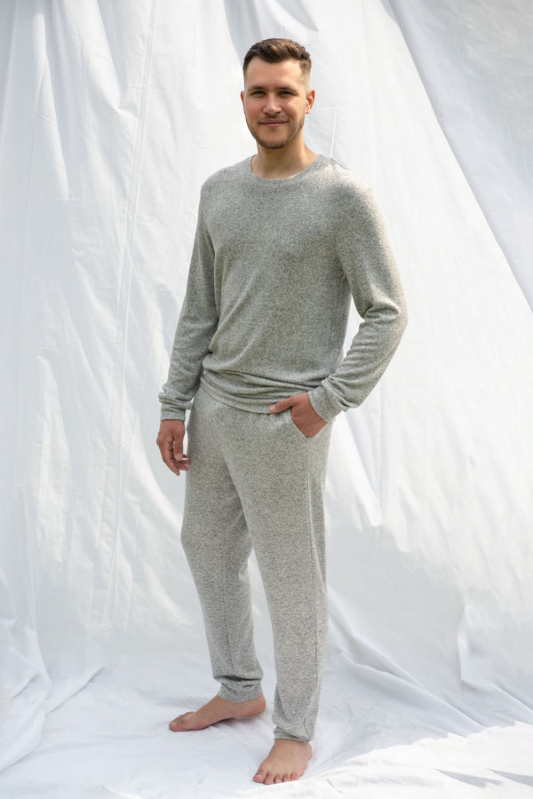 Мужская пижама из вискозы 2321 grey