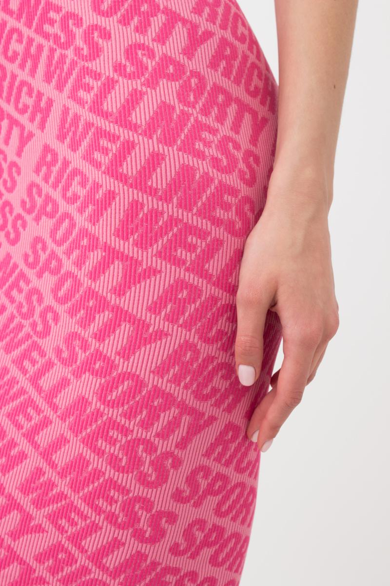 Бесшовное платье в рубчик 1010493 Dress Rib Wellness bubblegum