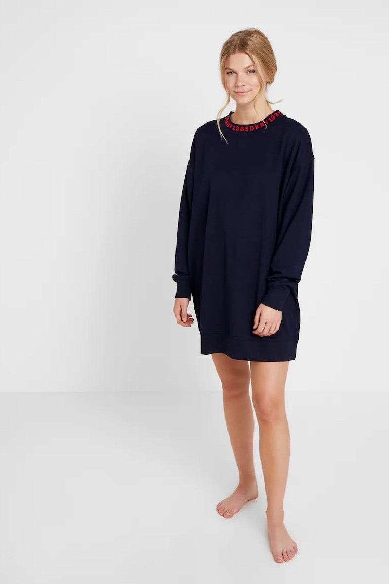 Трикотажна сукня з логотипом YI2319416/400 navy