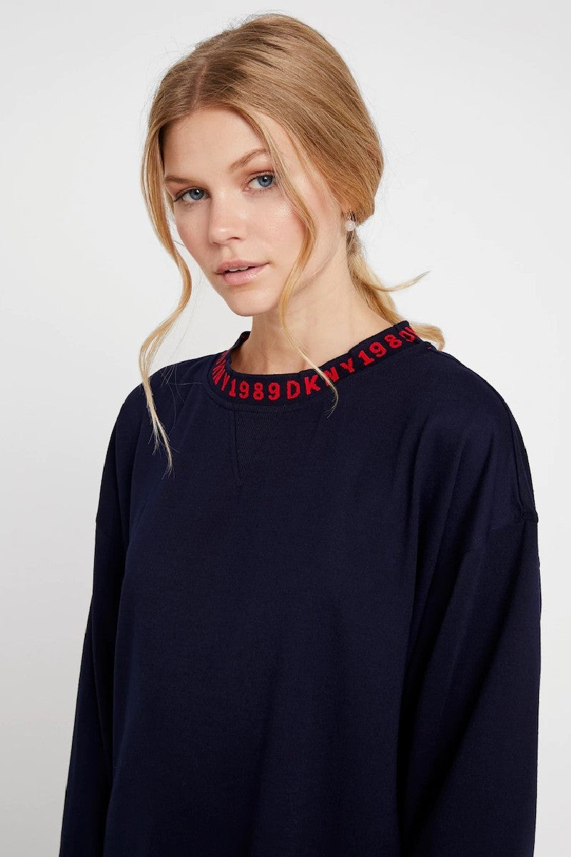 Трикотажна сукня з логотипом YI2319416/400 navy