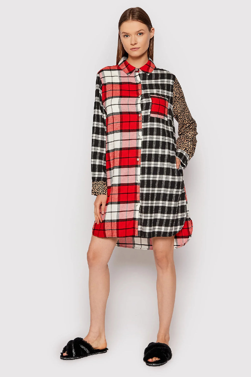 Байкова сорочка YI2322483/643 red plaid