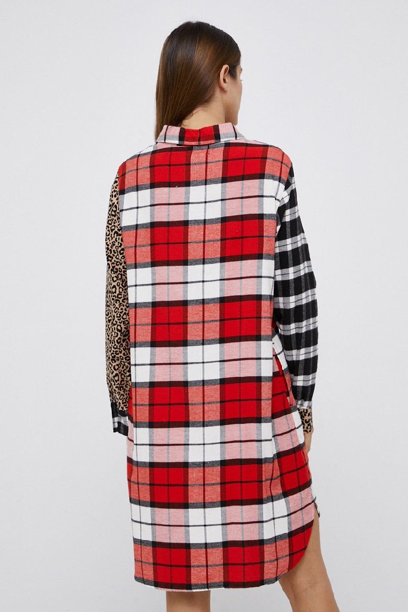 Байкова сорочка YI2322483/643 red plaid