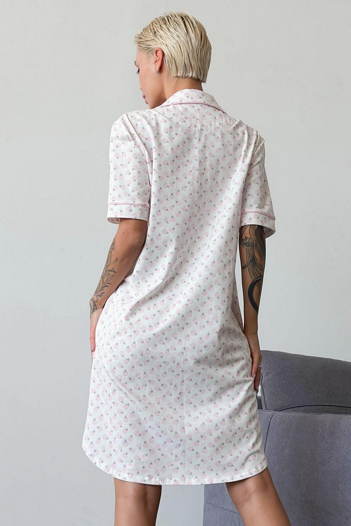 Домашнее платье на пуговицах 1382/16098