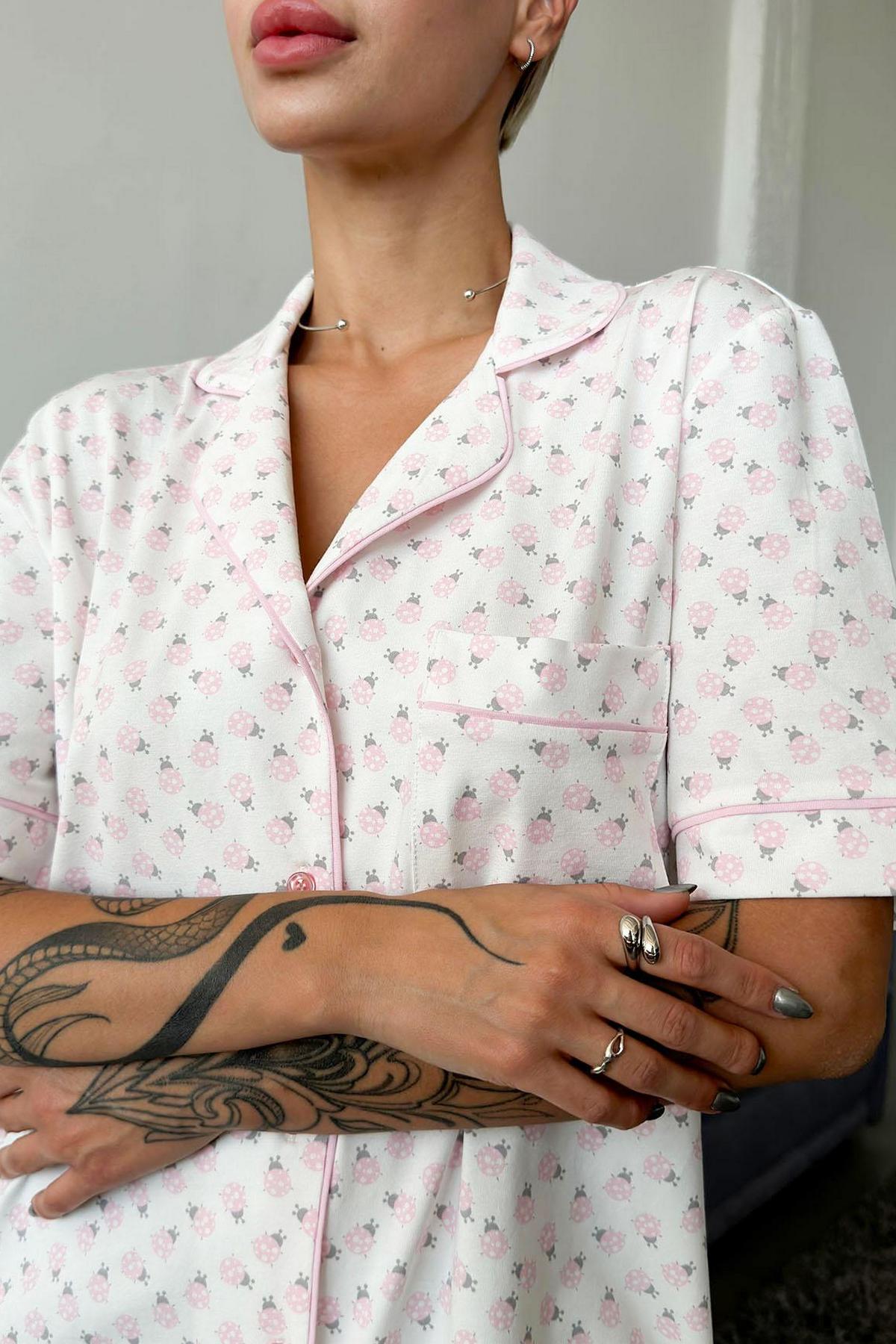 Домашнее платье на пуговицах 1382/16098