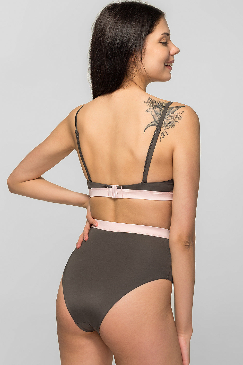 Високі плавки сліп SO205421 olive