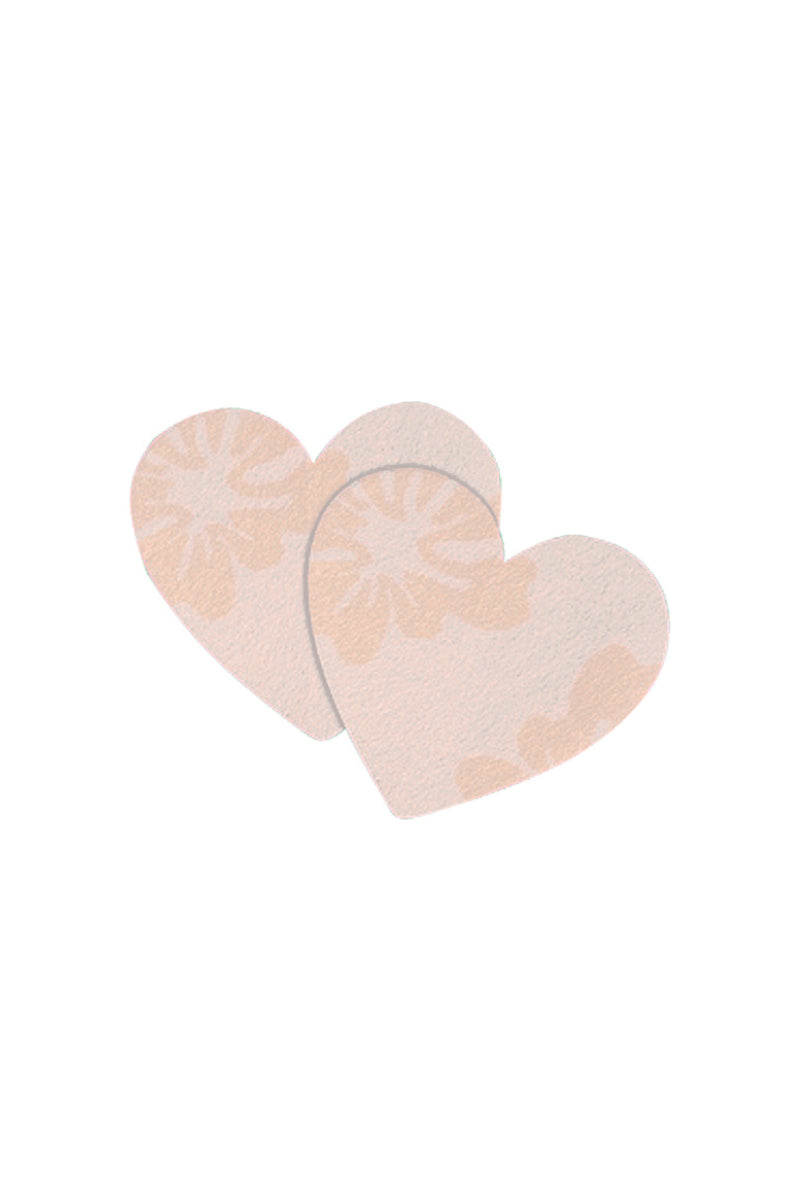 Гладкие наклейки на грудь PS-04 heart