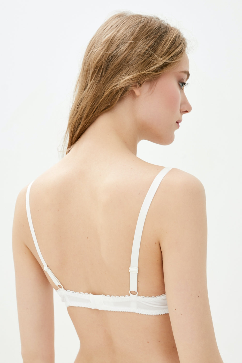 Кружевной бралет без косточек F-1600 ivory