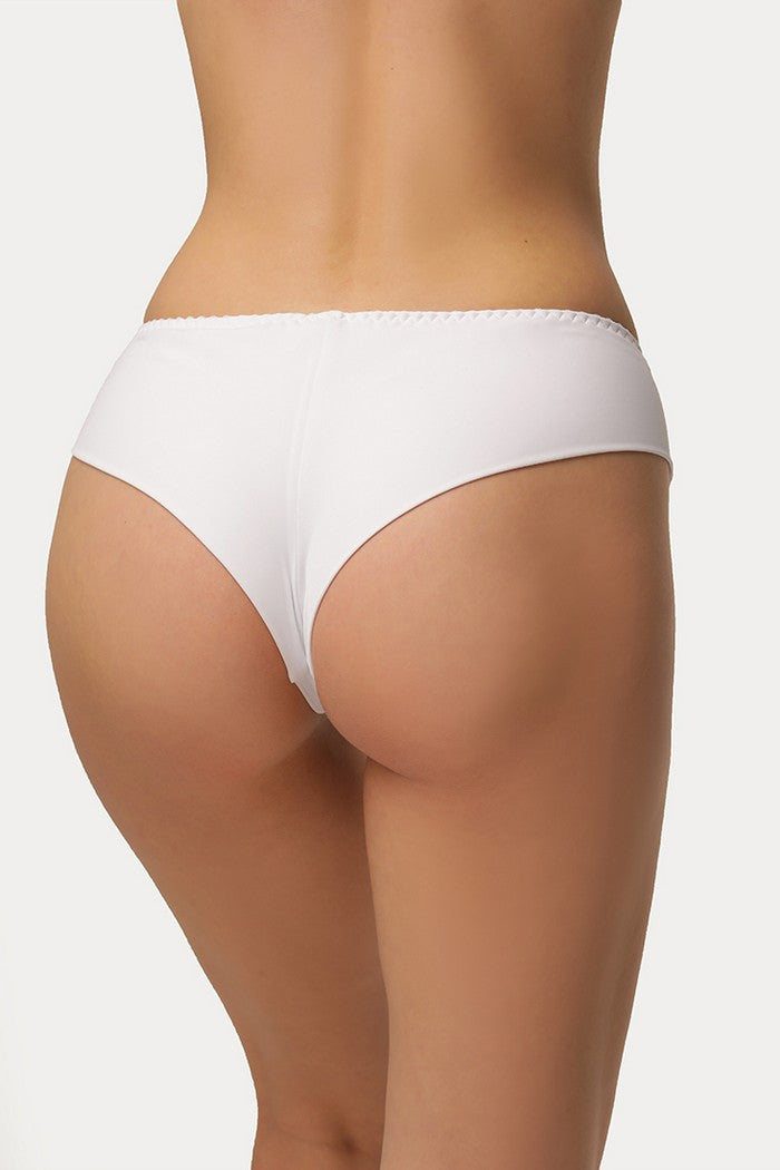 Комплект белья с кружевом Nil-1800 white