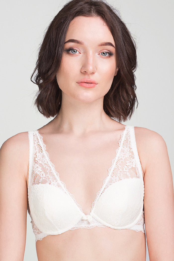 Бюстгальтер triangle с кружевом ST-1602 Stefanie ivory 10