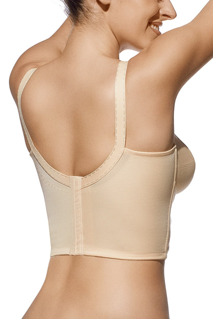 Удлиненный бюстье без косточек Elena nude